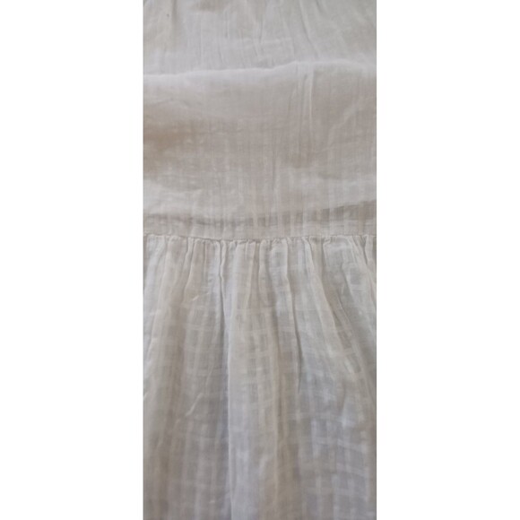 Cat & Jack Sundress Midi Girls Large (10-12) White Eyelet Sleeveless Tiered - Picture 6 of 10